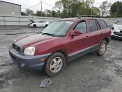 Salvage cars for sale from Copart Gastonia, NC: 2004 Hyundai Santa FE GLS