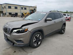 Salvage cars for sale at Wilmer, TX auction: 2019 Jeep Cherokee Latitude