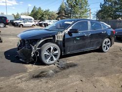 Vehiculos salvage en venta de Copart Denver, CO: 2018 Honda Civic Touring