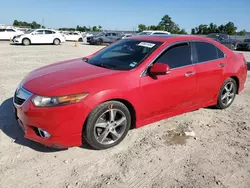 Salvage cars for sale at Houston, TX auction: 2014 Acura TSX SE