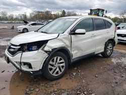 Salvage cars for sale at Chalfont, PA auction: 2016 Honda CR-V EX