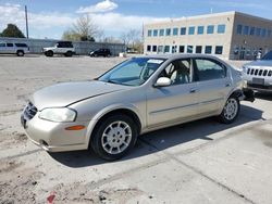 Salvage cars for sale at Littleton, CO auction: 2001 Nissan Maxima GXE