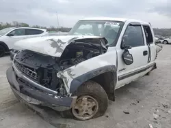 Chevrolet salvage cars for sale: 2002 Chevrolet Silverado K1500