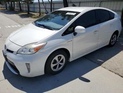 Salvage cars for sale from Copart Rancho Cucamonga, CA: 2012 Toyota Prius
