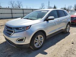 Salvage cars for sale at Lansing, MI auction: 2018 Ford Edge SEL