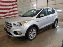 Salvage cars for sale from Copart Columbia, MO: 2017 Ford Escape Titanium