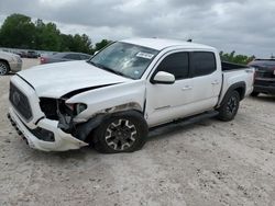 Salvage cars for sale from Copart Houston, TX: 2018 Toyota Tacoma Double Cab