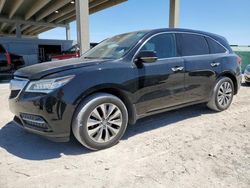 Salvage cars for sale from Copart West Palm Beach, FL: 2014 Acura MDX Technology