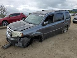 Salvage cars for sale from Copart San Martin, CA: 2011 Honda Pilot Touring