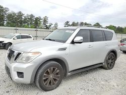Salvage cars for sale at auction: 2017 Nissan Armada SV