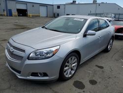 Salvage cars for sale at Vallejo, CA auction: 2013 Chevrolet Malibu LTZ