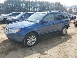Salvage cars for sale at North Billerica, MA auction: 2011 Subaru Forester 2.5X Premium