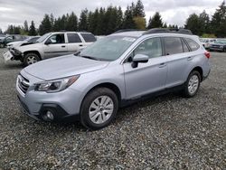 Salvage cars for sale from Copart Graham, WA: 2019 Subaru Outback 2.5I Premium