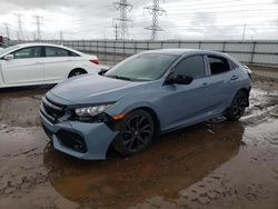 Salvage cars for sale at Elgin, IL auction: 2019 Honda Civic Sport