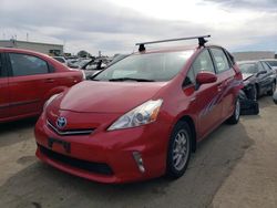 Salvage cars for sale at Martinez, CA auction: 2014 Toyota Prius V