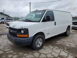 Salvage trucks for sale at Pekin, IL auction: 2006 Chevrolet Express G3500