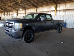 Salvage trucks for sale at Phoenix, AZ auction: 2012 Chevrolet Silverado K3500