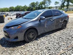 Carros salvage para piezas a la venta en subasta: 2017 Toyota Corolla L