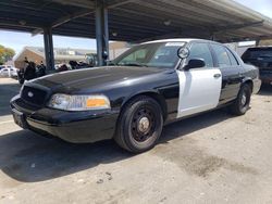 Salvage cars for sale from Copart Hayward, CA: 2011 Ford Crown Victoria Police Interceptor