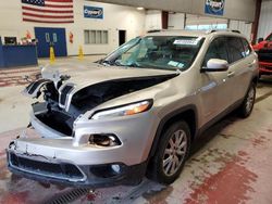 Salvage cars for sale from Copart Angola, NY: 2015 Jeep Cherokee Limited