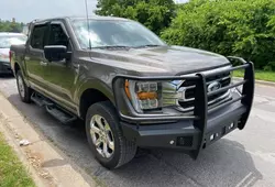 Salvage cars for sale at Grand Prairie, TX auction: 2021 Ford F150 Supercrew