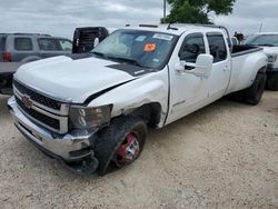 Salvage cars for sale at Temple, TX auction: 2011 Chevrolet Silverado K3500 LTZ