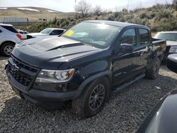 Salvage cars for sale from Copart Reno, NV: 2017 Chevrolet Colorado ZR2