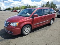 Salvage cars for sale at Denver, CO auction: 2011 Chrysler Town & Country Touring