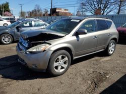 Salvage cars for sale at New Britain, CT auction: 2004 Nissan Murano SL