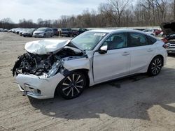 Honda salvage cars for sale: 2022 Honda Civic EXL