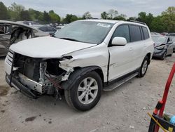 Salvage cars for sale from Copart Madisonville, TN: 2013 Toyota Highlander Base