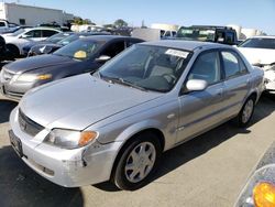 Salvage cars for sale at Martinez, CA auction: 2002 Mazda Protege DX