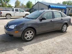 Salvage cars for sale at Wichita, KS auction: 2007 Ford Focus ZX4