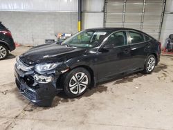 Salvage cars for sale at Chalfont, PA auction: 2018 Honda Civic LX