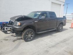 Salvage trucks for sale at Farr West, UT auction: 2007 Ford F150 Supercrew