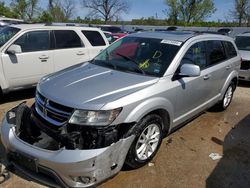 Salvage cars for sale at Bridgeton, MO auction: 2013 Dodge Journey SXT