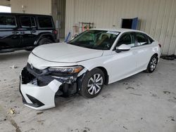 Salvage cars for sale at Homestead, FL auction: 2023 Honda Civic LX