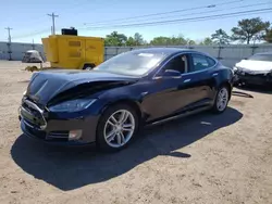 Salvage cars for sale at Newton, AL auction: 2014 Tesla Model S