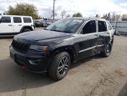 Salvage cars for sale at Woodburn, OR auction: 2017 Jeep Grand Cherokee Trailhawk
