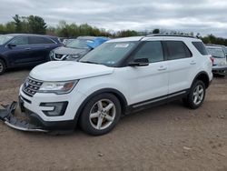 Ford Explorer salvage cars for sale: 2017 Ford Explorer XLT