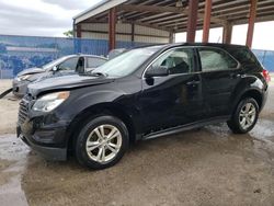 Salvage cars for sale at Riverview, FL auction: 2017 Chevrolet Equinox LS