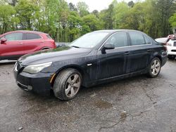Salvage cars for sale from Copart Austell, GA: 2008 BMW 528 XI