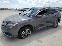 Acura RDX salvage cars for sale: 2017 Acura RDX Advance