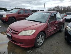 Honda Civic EX salvage cars for sale: 2005 Honda Civic EX