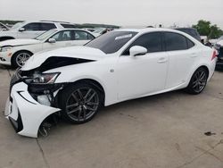 Salvage cars for sale at Grand Prairie, TX auction: 2019 Lexus IS 300