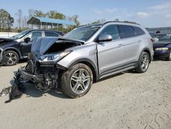 Salvage cars for sale at Spartanburg, SC auction: 2017 Hyundai Santa FE SE Ultimate