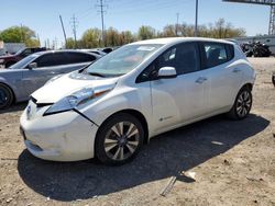 Salvage cars for sale from Copart Columbus, OH: 2017 Nissan Leaf S