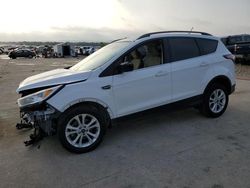 Salvage cars for sale at Grand Prairie, TX auction: 2018 Ford Escape SE