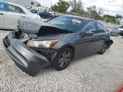 Salvage cars for sale at Opa Locka, FL auction: 2012 Honda Accord SE