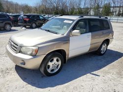 Salvage cars for sale at North Billerica, MA auction: 2005 Toyota Highlander Limited